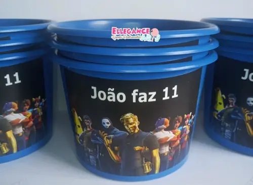 Balde de Pipoca Fortnite