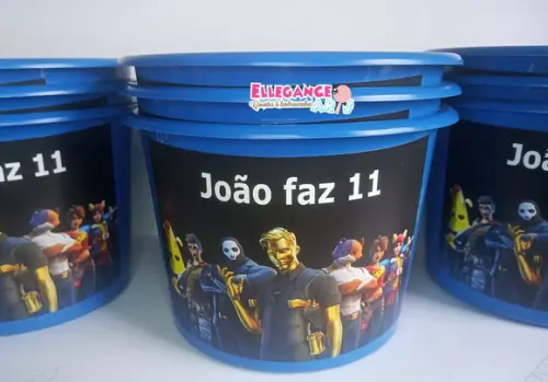 Balde de Pipoca Fortnite