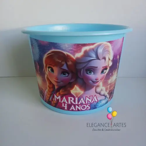 Balde de Pipoca Frozen