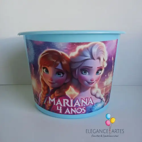 Balde de Pipoca Frozen