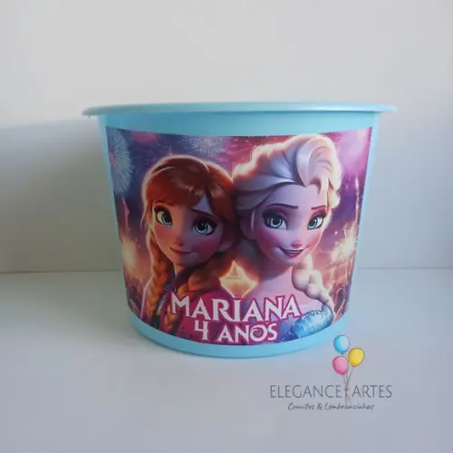 Balde de Pipoca Frozen