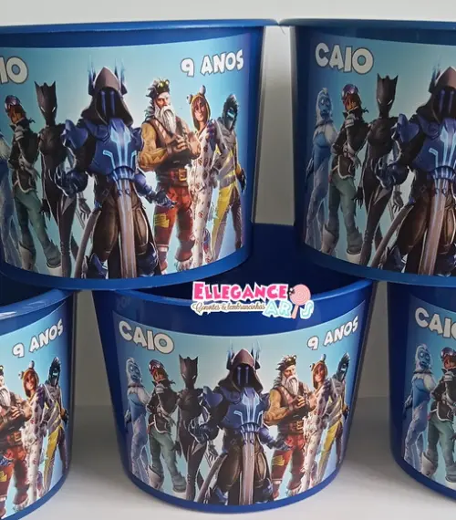 Balde de Pipoca Fortnite