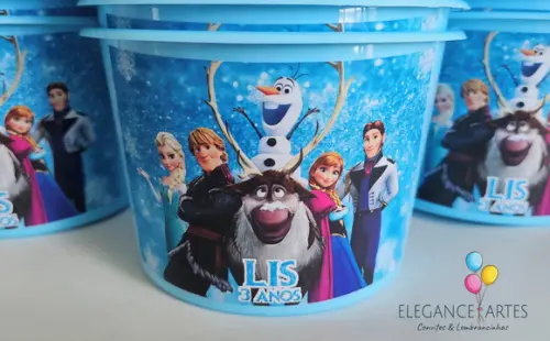 Balde de Pipoca Frozen