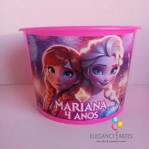 Balde de Pipoca Frozen