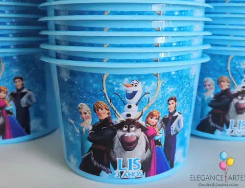 Balde de Pipoca Frozen