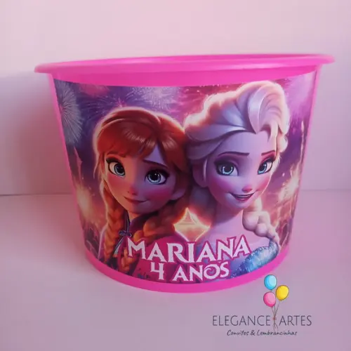 Balde de Pipoca Frozen