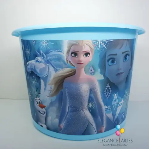 Balde de Pipoca Frozen