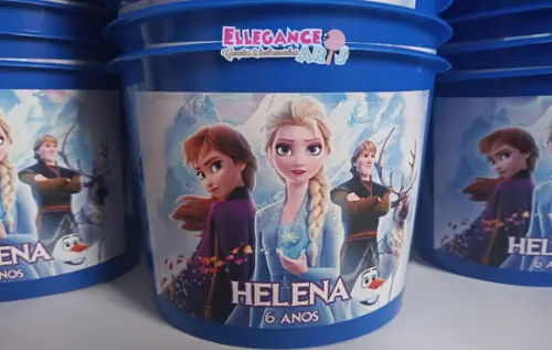 Balde de Pipoca Frozen 2