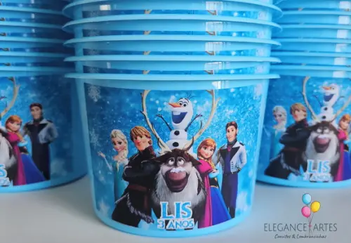 Balde de Pipoca Frozen