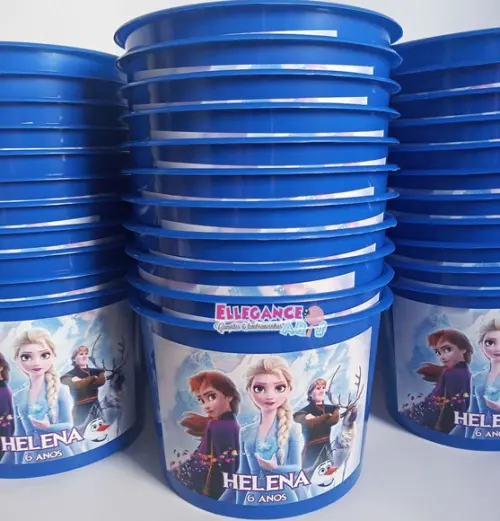 Balde de Pipoca Frozen 2