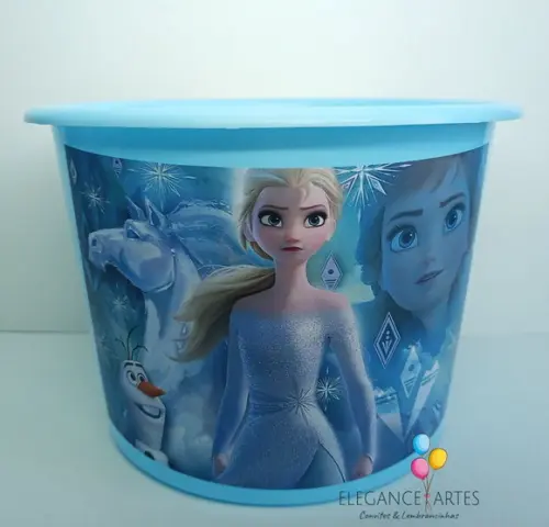 Balde de Pipoca Frozen