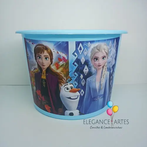 Balde de Pipoca Frozen 2