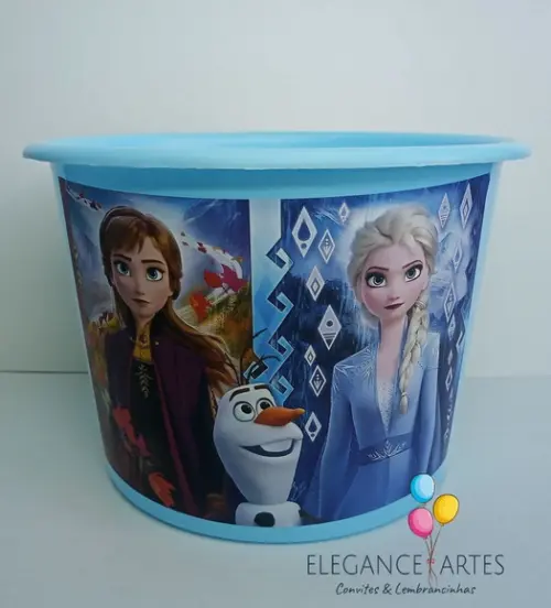 Balde de Pipoca Frozen 2