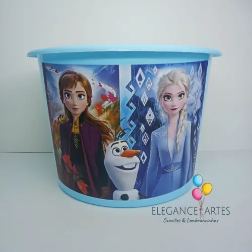 Balde de Pipoca Frozen 2