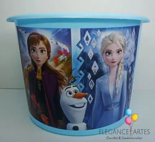Balde de Pipoca Frozen 2