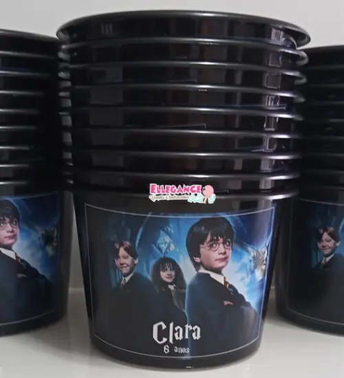 Balde de Pipoca Harry Potter