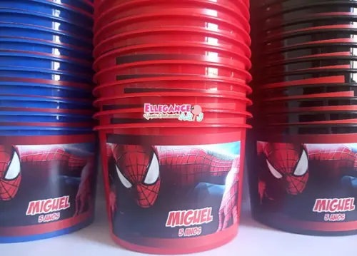Balde de Pipoca Homem Aranha