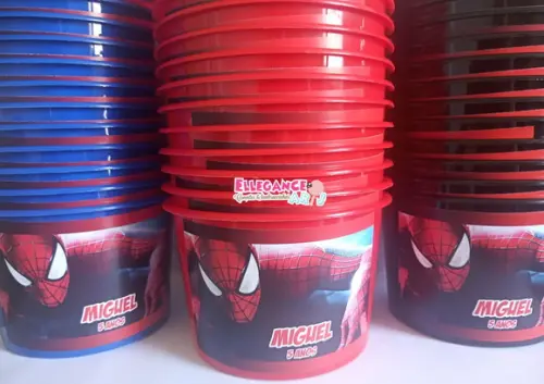 Balde de Pipoca Homem Aranha