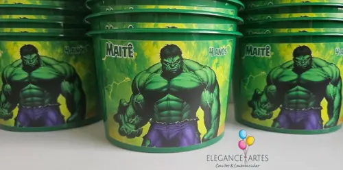 Balde de Pipoca Hulk