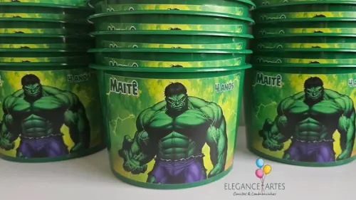Balde de Pipoca Hulk