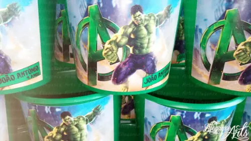Balde de Pipoca Hulk