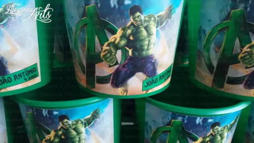 Balde de Pipoca Hulk