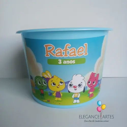 Balde de Pipoca Junior e Seus Amigos