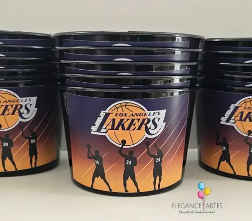 Balde de Pipoca Lakers