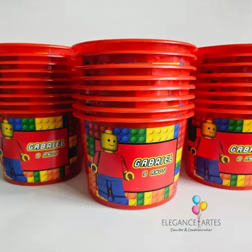 Balde de Pipoca Lego