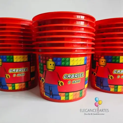 Balde de Pipoca Lego