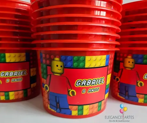Balde de Pipoca Lego