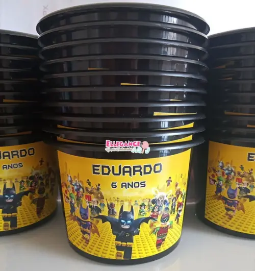 Balde de Pipoca Lego Batman
