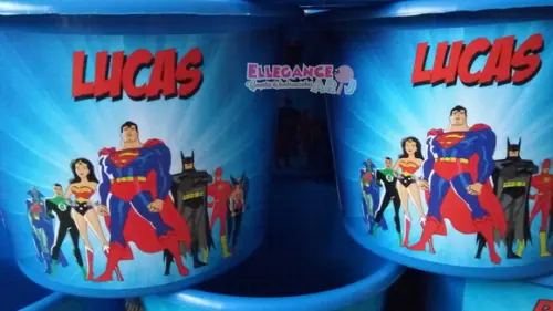Balde de Pipoca Liga da Justiça