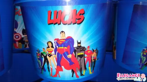 Balde de Pipoca Liga da Justiça