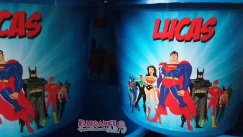 Balde de Pipoca Liga da Justiça