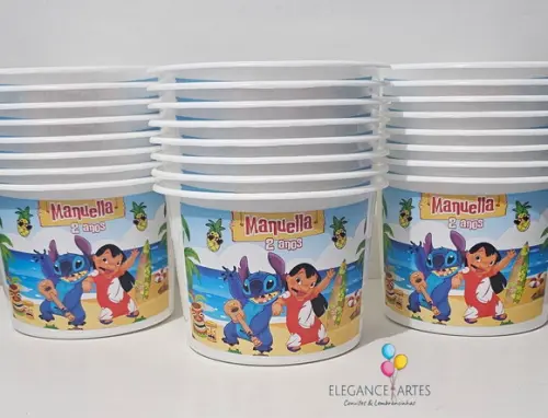 Balde de Pipoca Lilo e Stitch