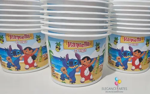 Balde de Pipoca Lilo e Stitch