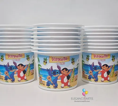 Balde de Pipoca Lilo e Stitch