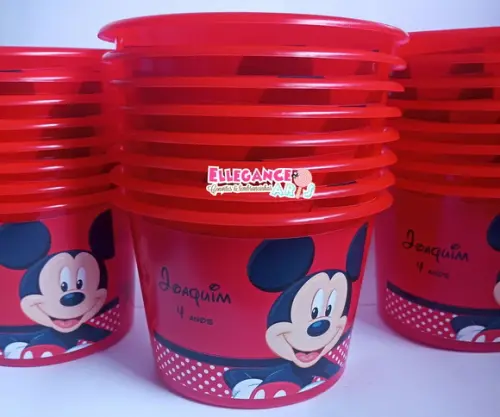 Balde de Pipoca Mickey