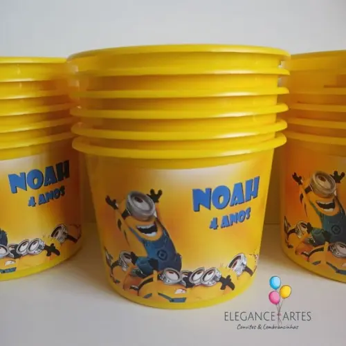Balde de Pipoca Minions