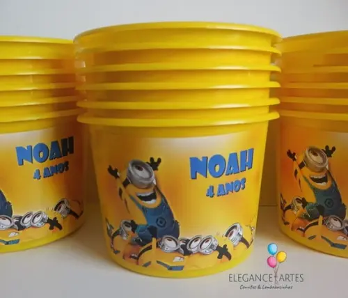 Balde de Pipoca Minions