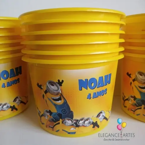 Balde de Pipoca Minions
