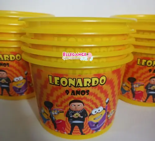 Balde de Pipoca Minions 2 - a Origem do Gru