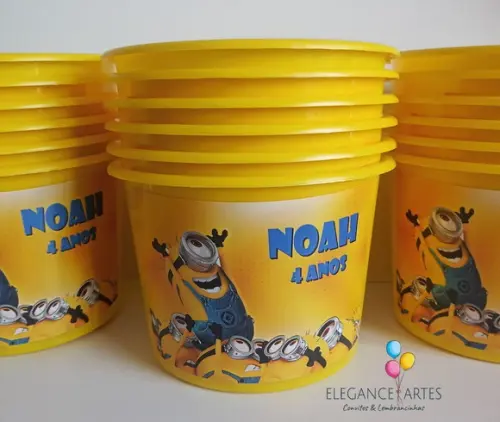 Balde de Pipoca Minions