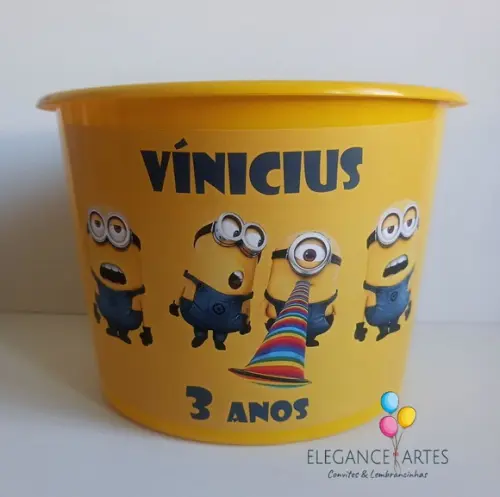 Balde de Pipoca Minions