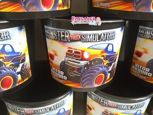 Balde de Pipoca Monster Truck