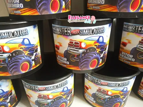 Balde de Pipoca Monster Truck