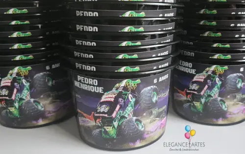 Balde de Pipoca Monster Jam
