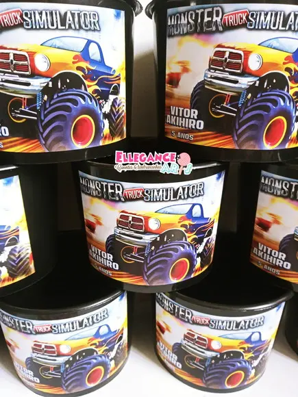 Balde de Pipoca Monster Truck