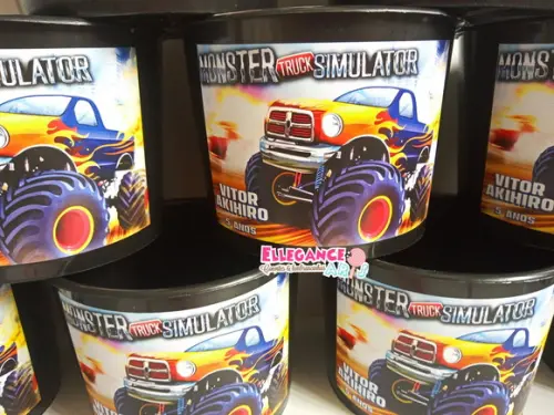Balde de Pipoca Monster Truck